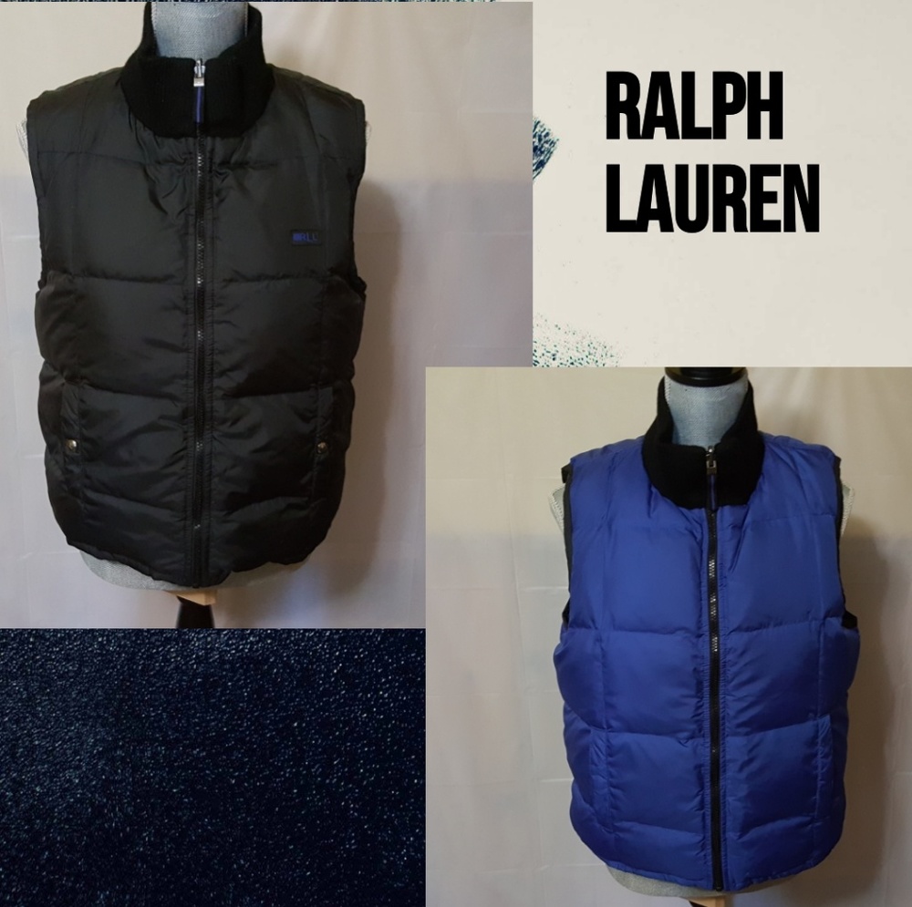 Ralph Lauren Reversible Puffer Vest Large